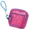 Square Mesh Cosmetic Bag With Zipper MultiPurpose Storage 6