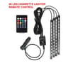 Universal Car RGB LED Interior Ambient Light Strips 8 Color Kit 7
