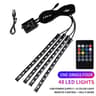 RGB Neon LED Car Interior Ambient Light Kit With App And Remote Control 9