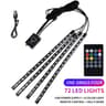 RGB Neon LED Car Interior Ambient Light Kit With App And Remote Control 11