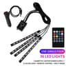 RGB Neon LED Car Interior Ambient Light Kit With App And Remote Control 8