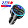 High Power Car Charger With Digital Display PD And QC 30 Fast Charge 7