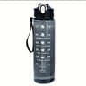 800 Ml 27 Oz Large Capacity Sports Water Bottle Leak Proof Plastic Drinking Cup With Time Scale 9
