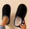 Fuzzy Fur Winter Slipper Boots Anti Slip Soft Sole Indoor Outdoor Couple House Shoes 7
