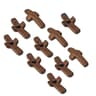 Handheld Wooden Cross Encouragement Gift With Epoxy Heart For Pocket Comfort 8