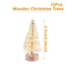 Mini Sisal Bottle Brush Christmas Tree Tabletop Ornament 6