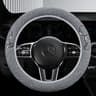 Plush Wool Steering Wheel Cover For Winter Comfort 7