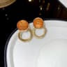 Light Luxury Flower Leaf Zircon And Pearl Stud Earrings 10
