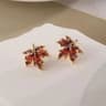 Elegant Crystal Leaf Drop Earrings 7