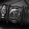 Modern Mens Watch And Bracelet Set 7