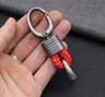 Hand Woven Leather Car Key Ring For Men And Women 10