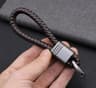Hand Woven Leather Car Key Ring For Men And Women 16
