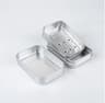 Light Aluminum Soap Holder With Lid And Draining Layer 6