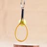 Mini Tennis Racket Pendant Keychain Cute Sport Bag Charm For Teenager Fan 9