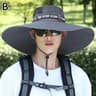 Breathable Mesh Sun Protection Hat For Outdoor Summer Activities 8