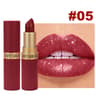 Pearlescent Pink Glitter Velvet Lipstick Long Lasting Waterproof Shimmer Lip Color 8