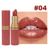 Pearlescent Pink Glitter Velvet Lipstick Long Lasting Waterproof Shimmer Lip Color 9