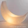 Crescent Moon Lounge Lamp Chair With Soft Ambient Glow 5