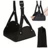 Portable Adjustable Airplane Footrest Hammock 7