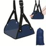 Portable Adjustable Airplane Footrest Hammock 8