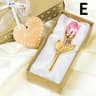 Crystal Glass Rose Figurine Decorative Ornament 8