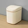 Compact Desktop Trash Can With Shake Cover 7