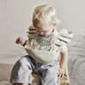 Soft Waterproof Baby Feeding Bib With Front Pocket 7