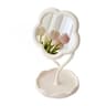 Stylish Flower Desktop Mirror For Home And Dorm Decor 7
