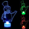 LED Mini Night Light Snowman Lamp 8