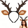 Festive Reindeer Antlers Hair Clip Set 9