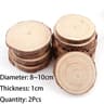 Natural Pine Wood Craft Slice Set 10