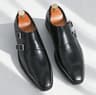 Classic Leather Monk Dress Shoes 6