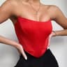 Sleeveless Off Shoulder Corset Crop Top 5