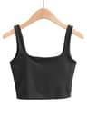 Sleeveless Square Neck Crop Tank Top 5