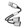 USB Cable Splitter Hub For Multi Device Charging And Power Expansion 7