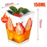 Mini Ladder Shaped Disposable Dessert Cups For Parties And Treats 9
