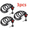 Heavy Duty Motorcycle And Bicycle Chain Lock With Keys For Maximum Security 7