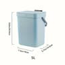 Quiet Close Kitchen And Office Trash Can With Odor Proof Lid 10