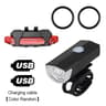 USB Rechargeable Bike Light Set With Headlight And Taillight For Cycling Safety 9