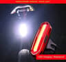 USB Rechargeable Bicycle Rear Taillight LED Safety Warning Lamp 5