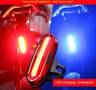 USB Rechargeable Bicycle Rear Taillight LED Safety Warning Lamp 7