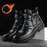 Men Chelsea Boots Business Formal Dress Casual Ankle Platform Shoes 2