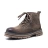 Genuine Leather Men Chelsea Boots High Top Ankle Shoes 3