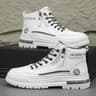 Breathable Casual Men Ankle Boots Retro High Quality Platform Shoes 4