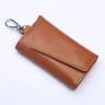 Genuine Leather Car Key Organizer Pouch Key Holder Wallet 8