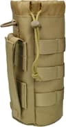 Tactical MOLLE Water Bottle Pouch High Density 1000D Nylon Bottle Holder With Drawstring And Mesh B 8
