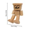 Cute Wooden Car Dance Figurine 7