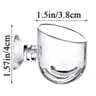 Acrylic Aquarium Plant Cup With Suction Holder 6