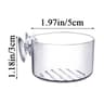 Acrylic Aquarium Plant Cup With Suction Holder 7