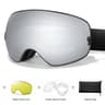 Unisex Snow Sports Goggles With UV Protection Anti Fog Lens And Replacement Lenses 8